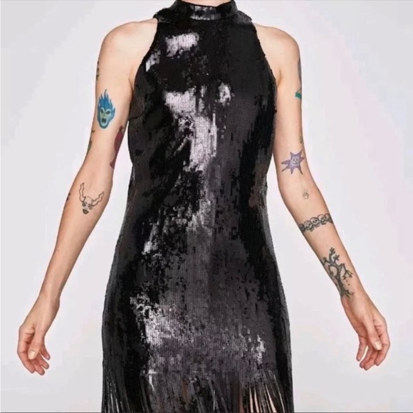 Sequin fringe dress - Picture 2 of 10